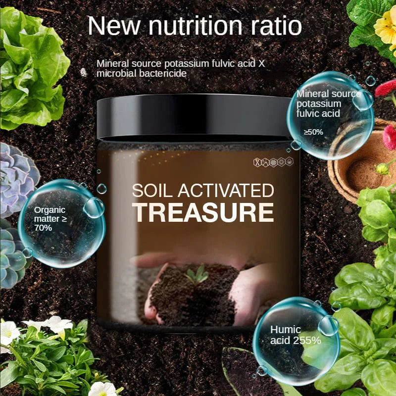 Soil Activated Fertilizer Potassium Fulvate for Plants | Hydro ATL