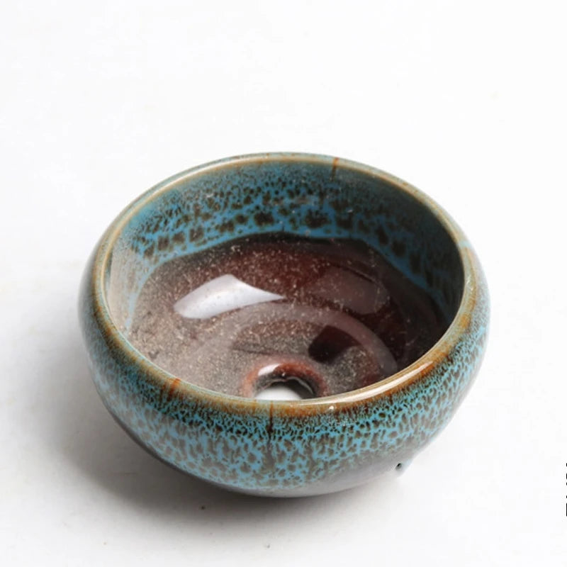 Ceramic Bonsai Flowing Glaze Orchid Dirt Pots | Hydro ATL