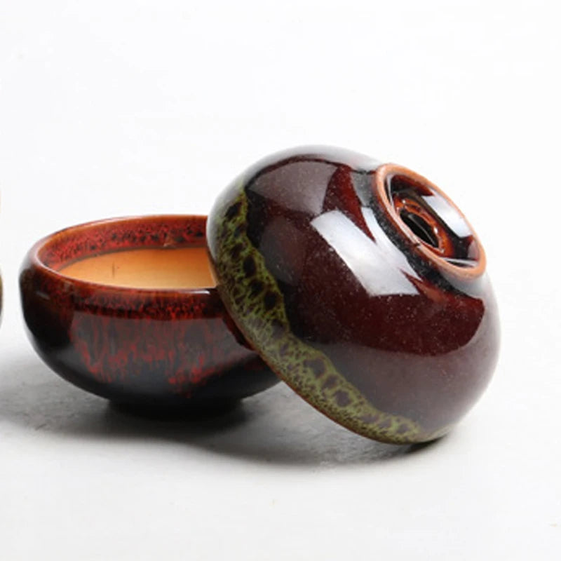 Ceramic Bonsai Flowing Glaze Orchid Dirt Pots | Hydro ATL