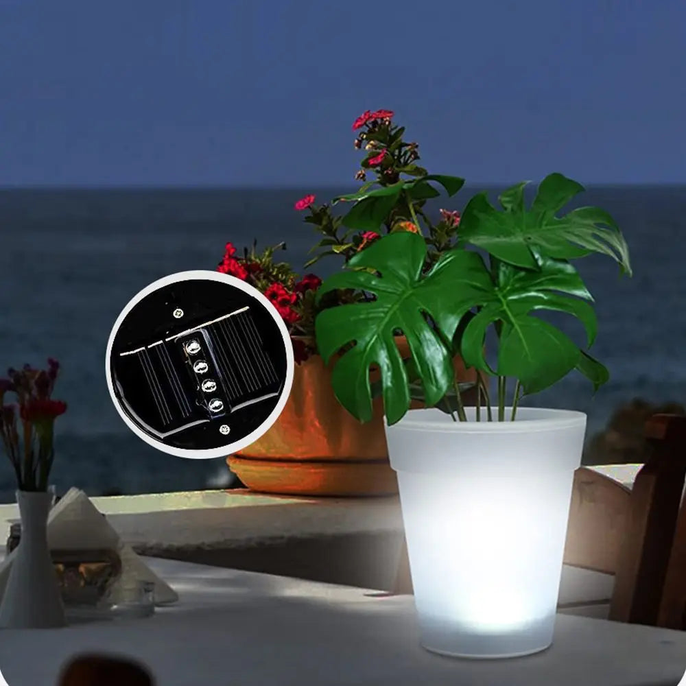 Waterproof Solar LED Dirt Pot for Garden Décor | Hydro ATL