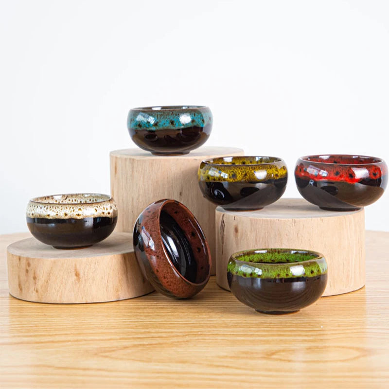 Ceramic Bonsai Flowing Glaze Orchid Dirt Pots | Hydro ATL