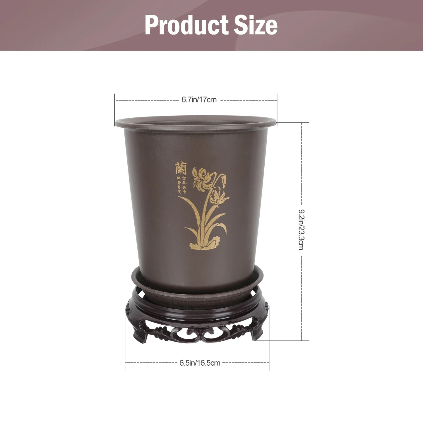 Orchid Special Pots Plastic with Drainage Holes | Hydro ATL