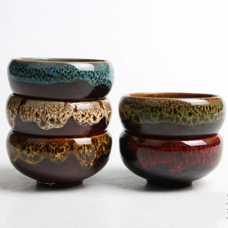 Ceramic Bonsai Flowing Glaze Orchid Dirt Pots | Hydro ATL