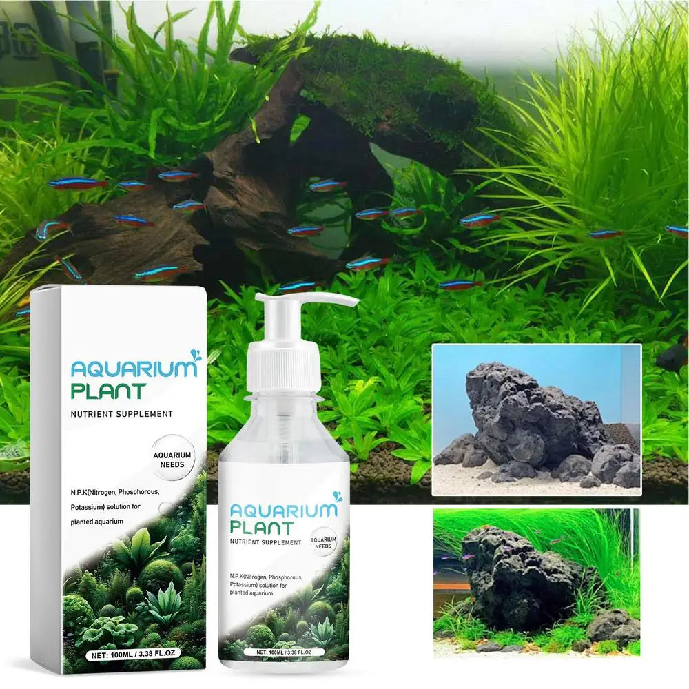 100ml Liquid Fertilizer Organic Aquatic Plant Nutritional Supplement