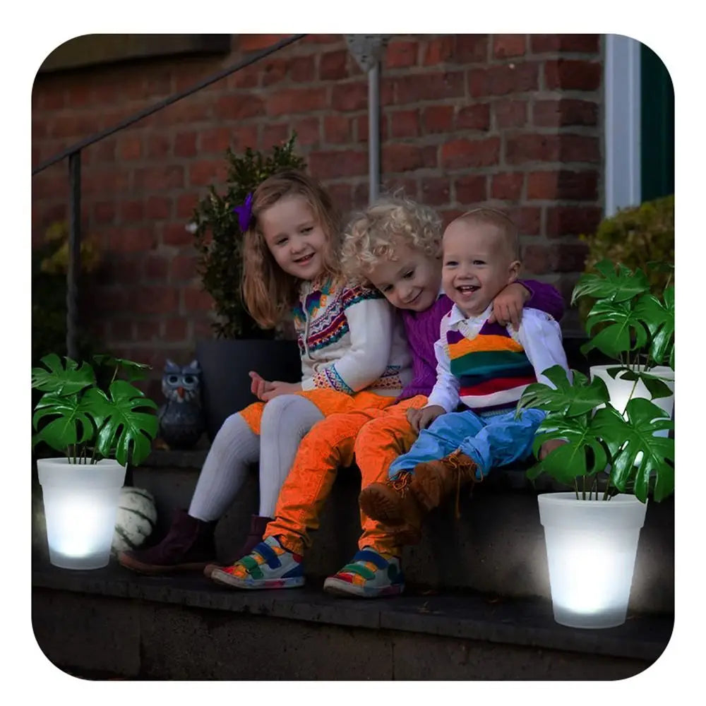 Waterproof Solar LED Dirt Pot for Garden Décor | Hydro ATL