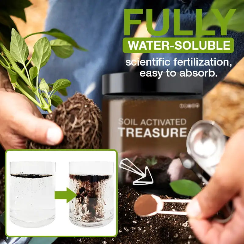 Soil Activated Fertilizer Potassium Fulvate for Plants | Hydro ATL