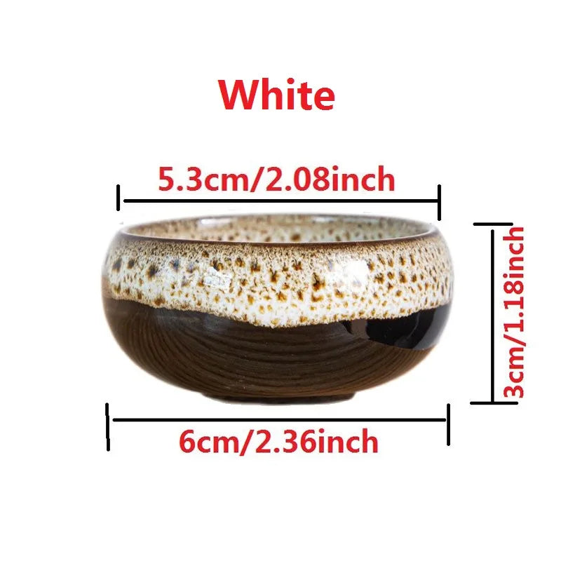 Ceramic Bonsai Flowing Glaze Orchid Dirt Pots | Hydro ATL