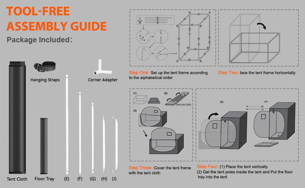 Spider Farmer 4x4 Grow Tent Reflective Mylar | Hydro ATL