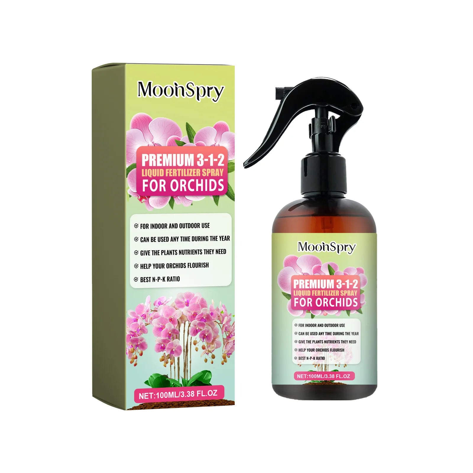 Orchid Fertilizer Spray for Leaf Nutrient & Bloom Boost | Hydro ATL