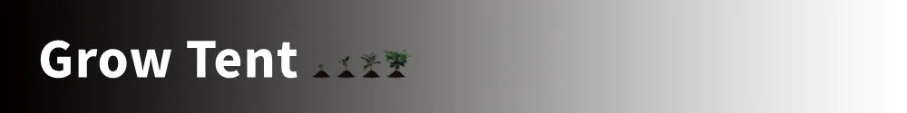 Growbox 2-in-1 600D Grow tent Complete kit Indoor