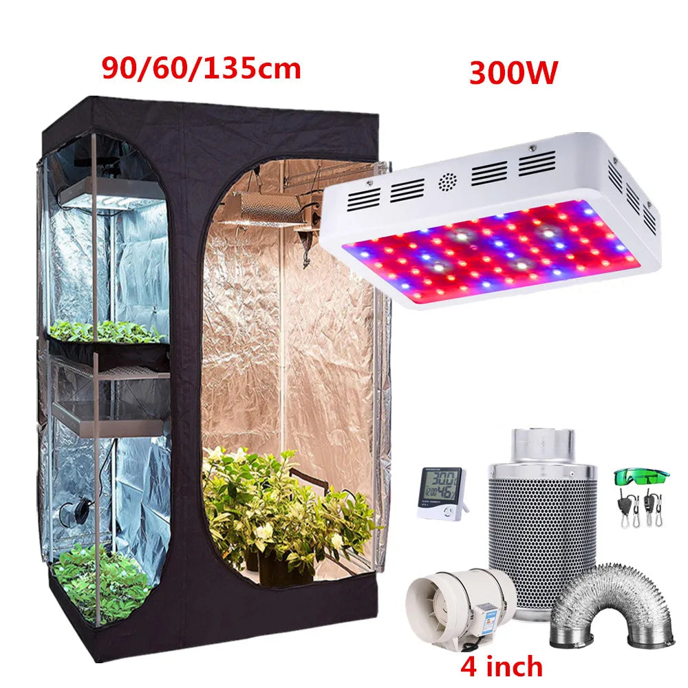  Growbox 2-in-1 600D Grow Tent Kit for Indoor Plants | Hydro ATL