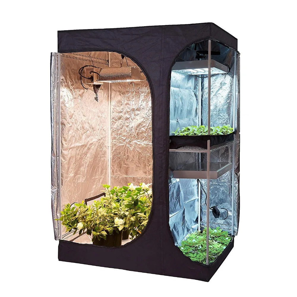 Growbox 2-in-1 600D Grow tent Complete kit Indoor