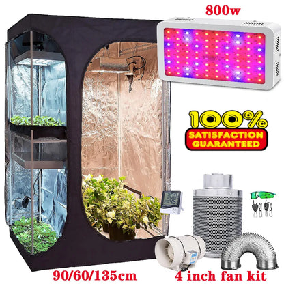  Growbox 2-in-1 600D Grow Tent Kit for Indoor Plants | Hydro ATL