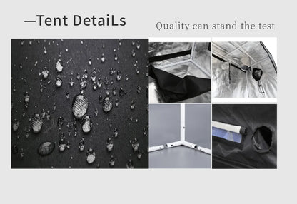 Growbox 2-in-1 600D Grow tent Complete kit Indoor