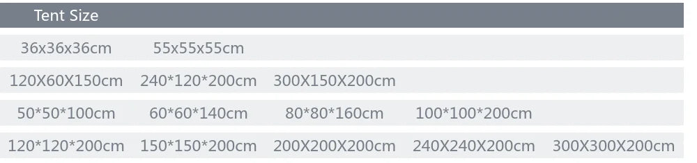 Growbox 2-in-1 600D Grow tent Complete kit Indoor