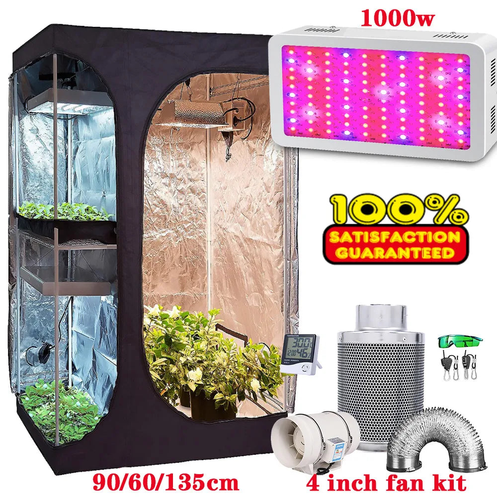  Growbox 2-in-1 600D Grow Tent Kit for Indoor Plants | Hydro ATL
