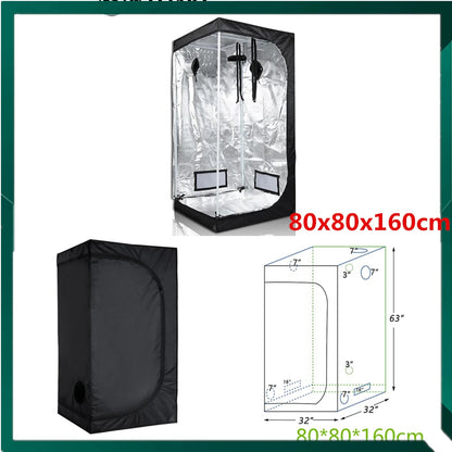 Growbox 2-in-1 600D Grow tent Complete kit Indoor