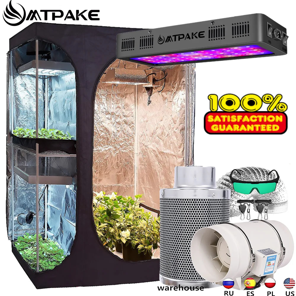  Growbox 2-in-1 600D Grow Tent Kit for Indoor Plants | Hydro ATL