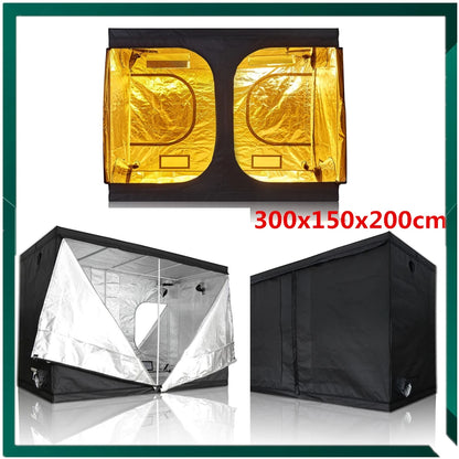Growbox 2-in-1 600D Grow tent Complete kit Indoor