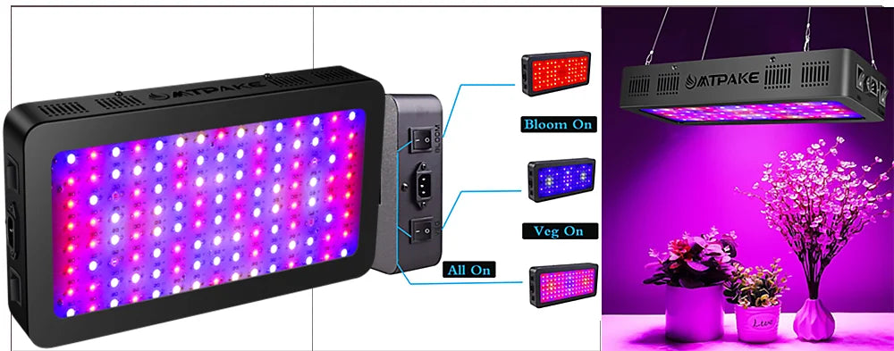 Growbox 2-in-1 600D Grow tent Complete kit Indoor