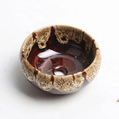 Ceramic Bonsai Flowing Glaze Orchid Dirt Pots | Hydro ATL