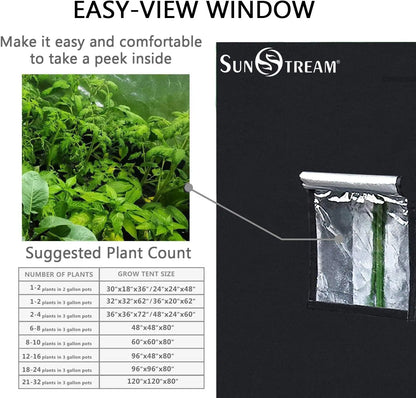 4x2 Grow Tent 48"x24"x60" Indoor Hydroponic System | Hydro ATL
