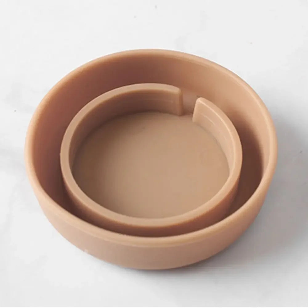 Small White Plastic Flower Dirt Pot for Plants | Hydro ATL