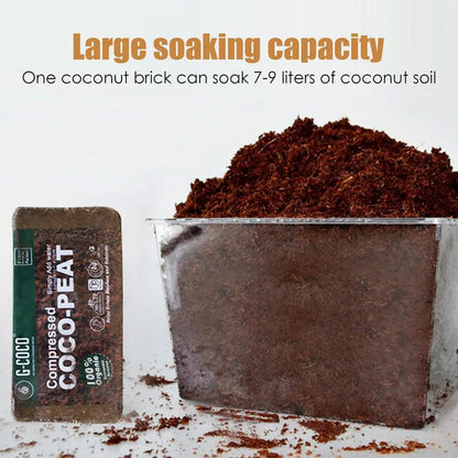 Coco Peat Organic Coconut Fiber Substrate Low EC & pH | Hydro ATL