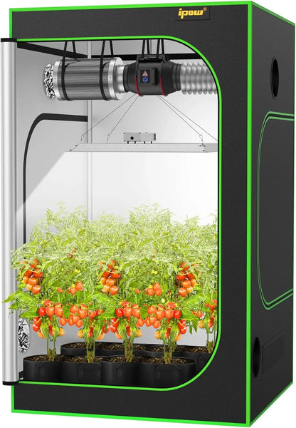 Grow Tent Kit Complete 2x2 ft LED Grow Light Dimmable | Hydro ATL