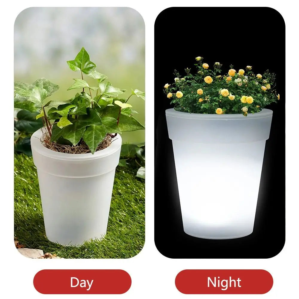 Waterproof Solar LED Dirt Pot for Garden Décor | Hydro ATL