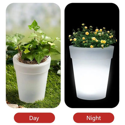 Waterproof Solar LED Dirt Pot for Garden Décor | Hydro ATL