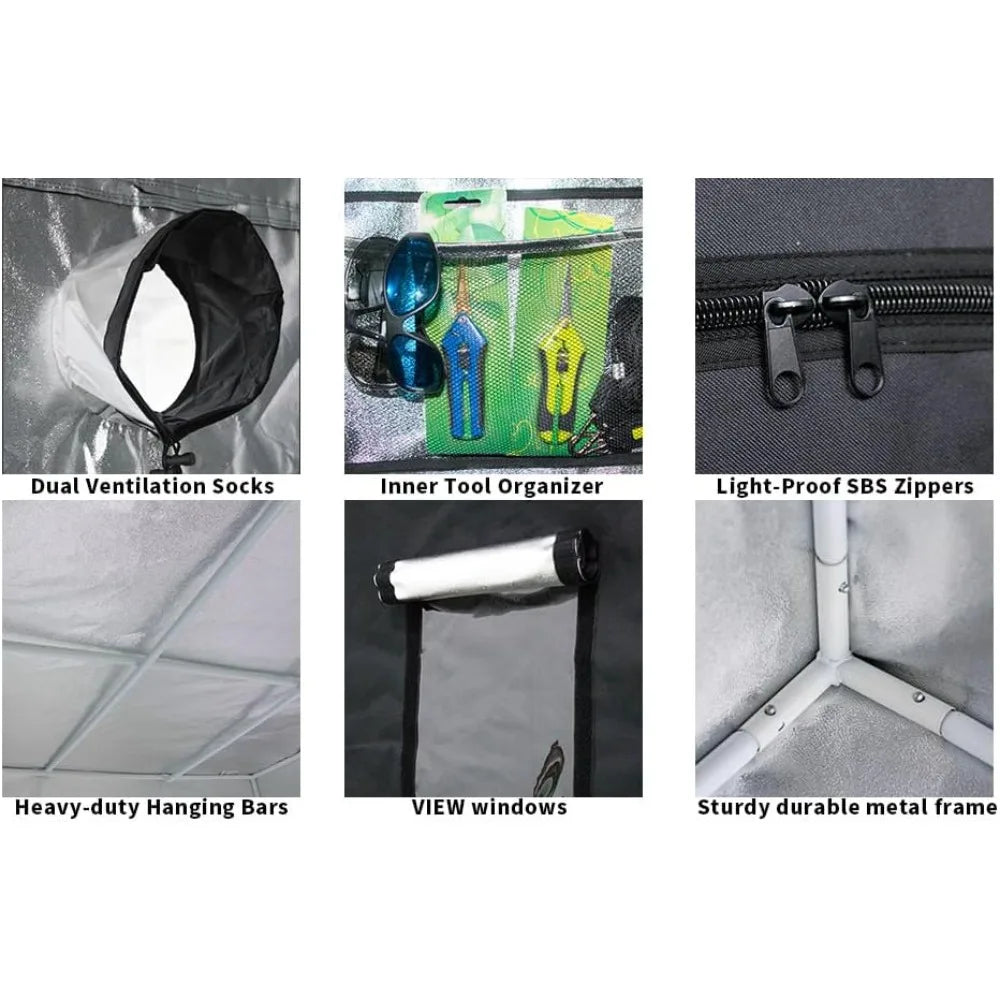 4x2 Grow Tent 48"x24"x60" Indoor Hydroponic System | Hydro ATL