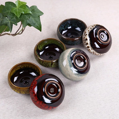 Ceramic Bonsai Flowing Glaze Orchid Dirt Pots | Hydro ATL