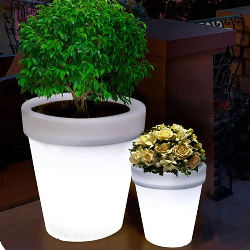 Waterproof Solar LED Dirt Pot for Garden Décor | Hydro ATL