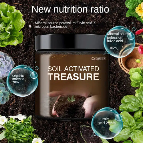 Soil Activated Fertilizer Potassium Fulvate for Plants | Hydro ATL