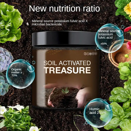 Soil Activated Fertilizer Potassium Fulvate for Plants | Hydro ATL