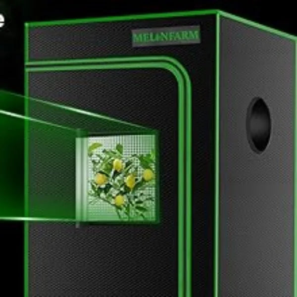 4x8 Grow Tent 96"x48"x80'' High Reflective 600D Diamond Mylar Canvas with Observation Window
