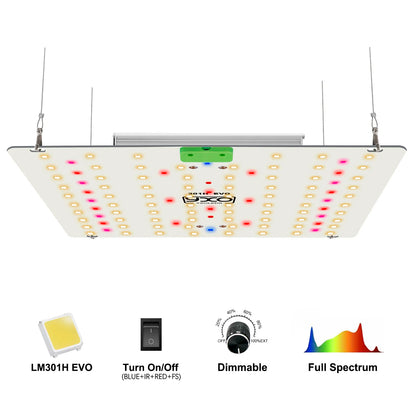 YXO 65W 120W Full Spectrum LED Grow Light LM301H EVO Full Spectrum Phyto Lamp For Hydroponic Plant Growth Lighting VEG BLOOM