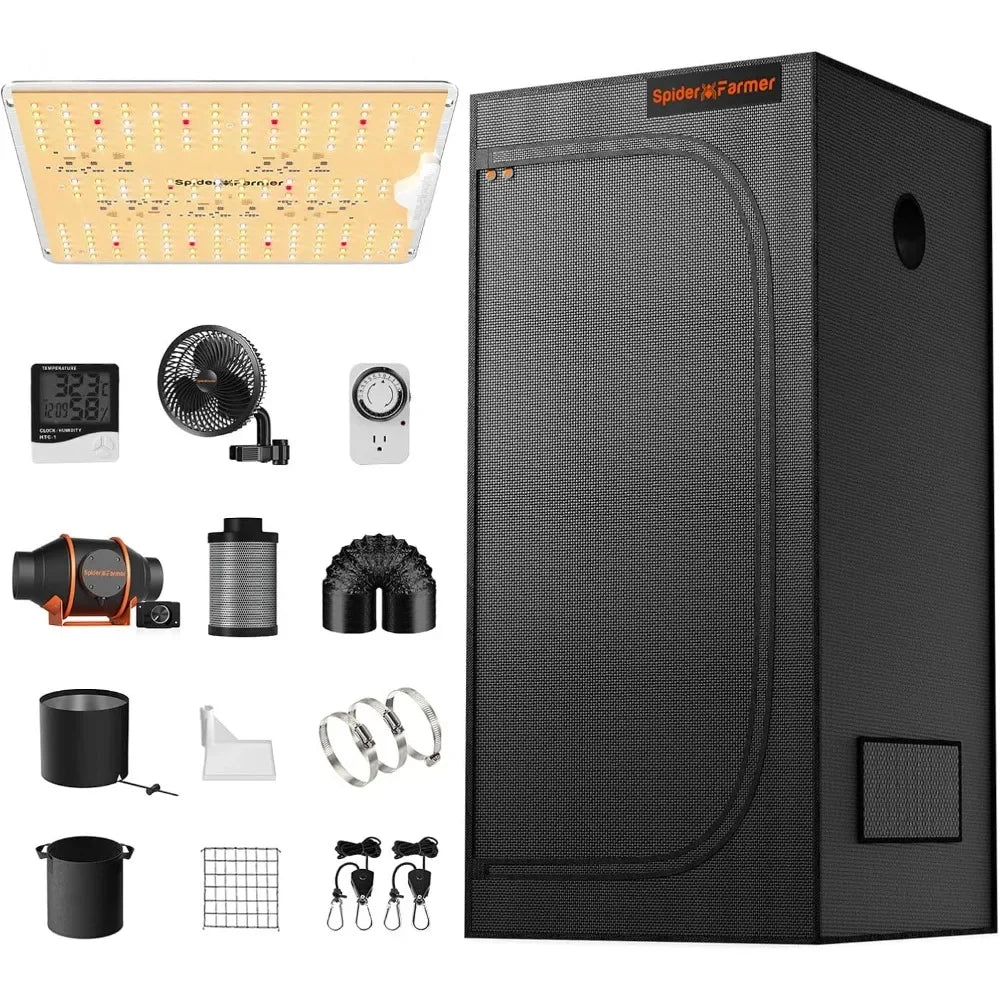 Grow Tent Kit 2x2x5ft SF1000D Full Spectrum LED | Hydro ATL
