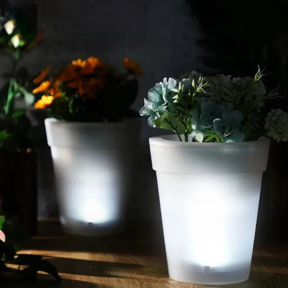 Waterproof Solar LED Dirt Pot for Garden Décor | Hydro ATL