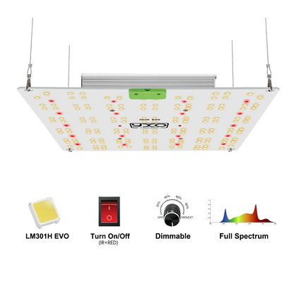 YXO 65W 120W Full Spectrum LED Grow Light LM301H EVO Full Spectrum Phyto Lamp For Hydroponic Plant Growth Lighting VEG BLOOM