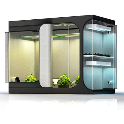 2-in-1 108"x48"x80" Grow Tent Reflective Mylar Canvas | Hydro ATL