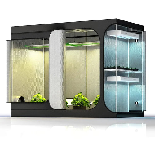 2-in-1 108"x48"x80" Grow Tent Reflective Mylar Canvas | Hydro ATL