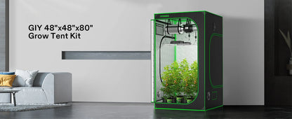 4x4 ft Grow Tent Kit with 6" Inline Fan & LED Lights | Hydro ATL